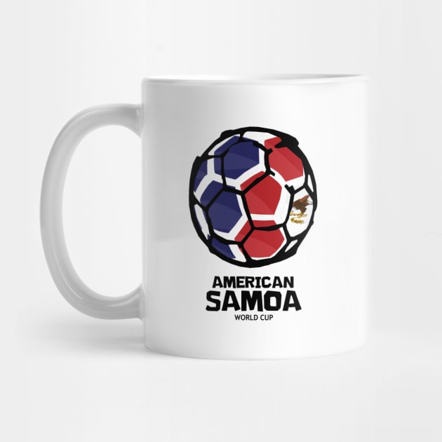 American Samoa Football Country Flag by KewaleeTee